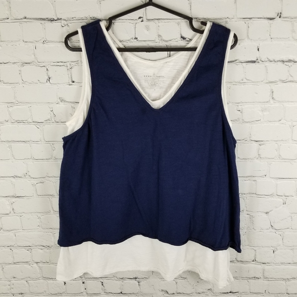 neon buddha Tops - NEON BUDDHA | cotton layered sleeveless tank top